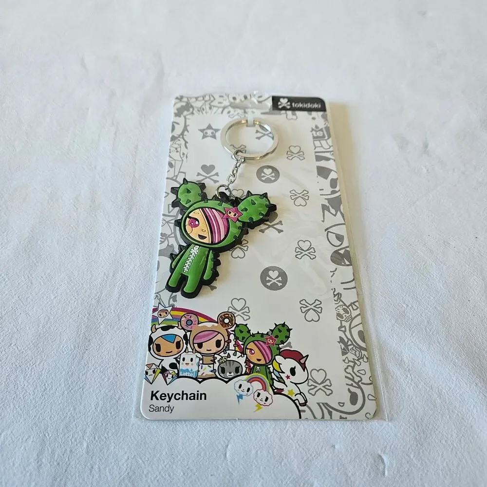 Tokidoki Sandy Cactus Girl Keychain